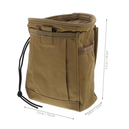 Outdoor Utility Fanny Pack Lightweight Drawstring Chalk Bag with Pockets for Hiking Camping Climbing Multipurpose Waist Pouch for Convenient Storage and Portability