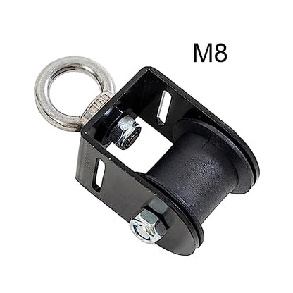 Weight Lifting Pulley Wheel Lifting Rope Pulley Loading 220lbs DIY Attachment Mute Sturdy Pull Down Wheel for Fitness Equipment Accessories - color: Ring Pulley