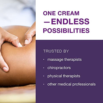 Free-Up-Professional Massage Cream, Fragrance-Free, Great Glide, Lubricity, Tissue Perception, Perfect for Physical Therapy, Massage Versatile, Non-Greasy, 8 Oz Jar - size: 8 Ounce (Pack of 1)