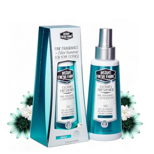 Fabric Freshener Spray & Deodorizer Odor Eliminator - Works Instantly with Noxban™ - Eco-Friendly Fabric Refresher & Odor Neutralizer - Safe for Garments, Linens, Bedding - Unisex