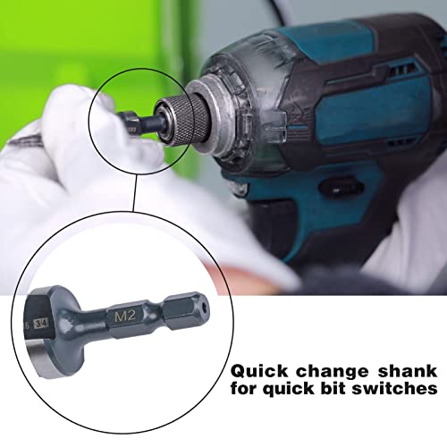 1/8"-1/2" Quick Change M2 Step Drill Bit Unibit Hole Drilling - size: 1/8" - 1/2"