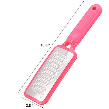 Colossal Foot File Foot Scrubber Pedicure Tools Professional Foot Rasp Grater Callus Remover Heal Scrapper for Cracked Skin - color: Pink