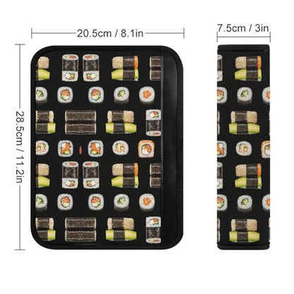2 Pack Food Sushi Seat Belt Cover Universal Fit Shoulder Harness Cover for Girls and Boys, Car Seats Pushchair Strollers High Chair Pushchair - color: Pattern 749
