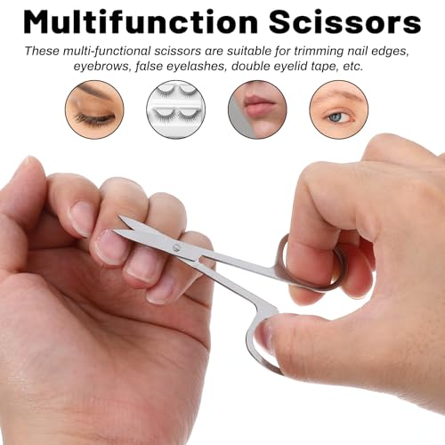 7 Pcs Travel Manicure Set Nail Clipper Set Gifts for Men & Women Fingernail Grooming Kit, Travel Clipper Kit with Nail Care Tools Beauty Scissors Tweezers PU Black Leather Pouch