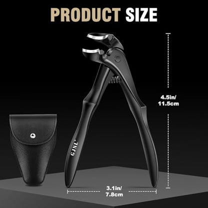 Toenail Clippers for Seniors Thick Toenails, 2026 Upgrade Angled Nail Clipper for Seniors, Toe Nail Clippers for Men with Wide Jaw Opening, Sharp Heavy Duty Fingernail Clipper Cutter with Long Handled - style: Grey Angled Nail Clippers