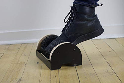 Bickmore Boot Scrubber, Mountable Shoe Brush & Scraper | Mountable indoor/outdoor brush scrapes dirt off boots, shoes and sneakers.
