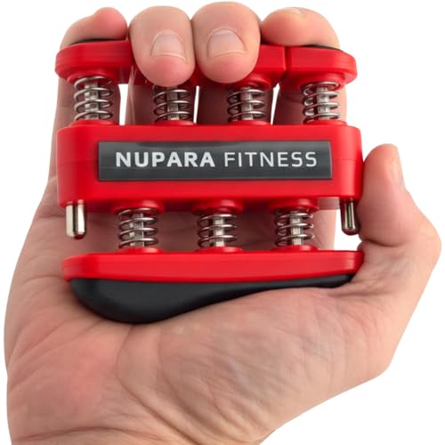 Grip Strength Trainer - Hand Strengthening Device, Forearm Strengthener, and Finger Trainer. Hand Gripper Strengthener and Guitar Finger Exerciser. - color: Core