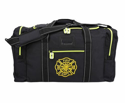 Lightning X Value Firefighter Turnout Gear Bag w/Maltese Cross - color: Black