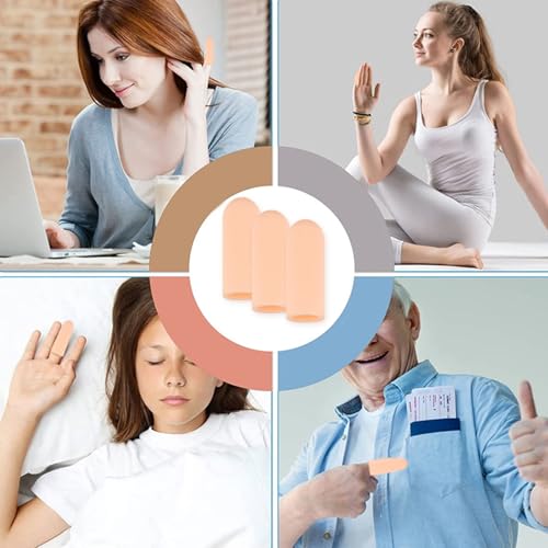 2pack Durability Finger Protecting Sleeves Comfortable Elastic Protectors for Work Sports Home Activity Sports Protectors
