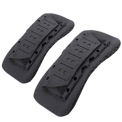 2 Pack Shoulder Strap Pad for Tactical Vest, Breathable Backpack Strap Pads Bag Strap Soft Mesh Cushion Pads for Plate Carrier, Chest Rig, Sling Bag, Duffle Bag - color: Black