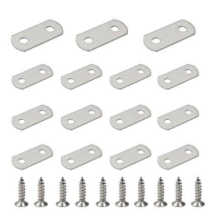 15PCS 0/0" Canvas Clips for Picture Framing, Offset Mounting Hardware with Screws for Art and Mirror Installation - size: 0/0"