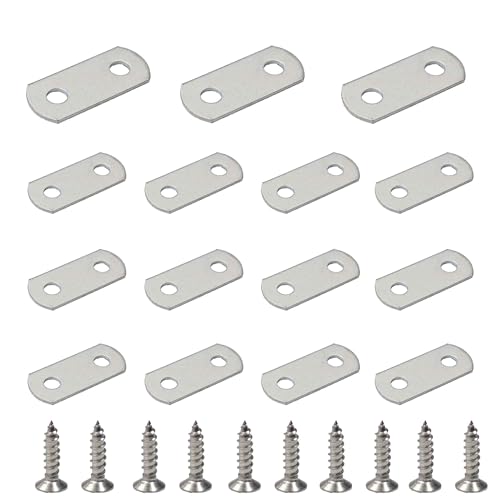 15PCS 0/0" Canvas Clips for Picture Framing, Offset Mounting Hardware with Screws for Art and Mirror Installation - size: 0/0"