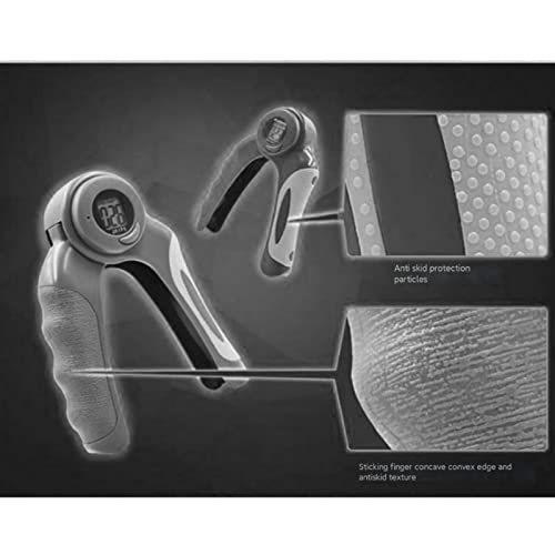 Hand Grip With Electronic Counter Adjustable Gym Equipment Finger Heavy Exerciser For Muscle Recovery Gripper Trainer