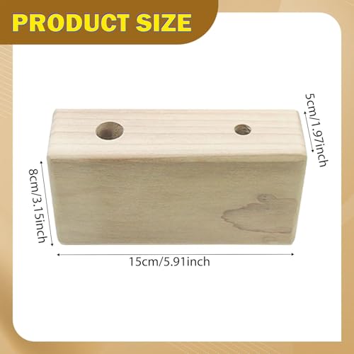 Rock Climbing Holds Climbing Board Rungs Fingerboard Blocks in Wooden Material Suitable for Forearm Fitness Climbing Gyms - size: 15cmx5cmx8cm