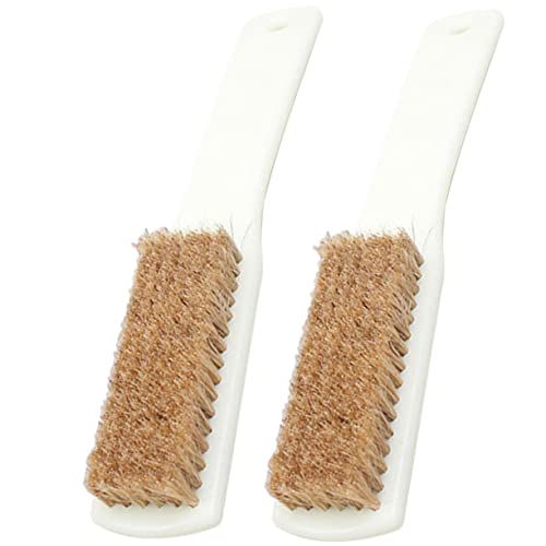 Sosoport 2Pcs Climbing Brush Set Sturdy Handle and Thick Boar Hair Bristles for Bouldering and Rock Cleaning Outdoor Sports Cleaning Tool