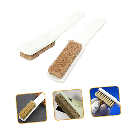 2Pcs Bouldering Brush Sturdy Handle and Coarse Boar Hair Bristles for Rock Climbing and Chalk Cleaning Sturdy Stone Cleaning Tool for Climbing Sports