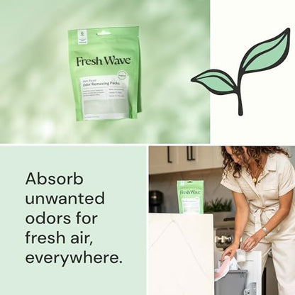 Fresh Wave Odor Eliminating & Deodorizing Packs | Bag of 16 - size: 1 Count (Pack of 16)