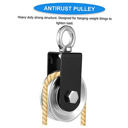 Silent Swivel Groove Wheel Pulley for Fitness Training Adjustable Bearing Lifting System Strength Training Accessories for Gym Equipment
