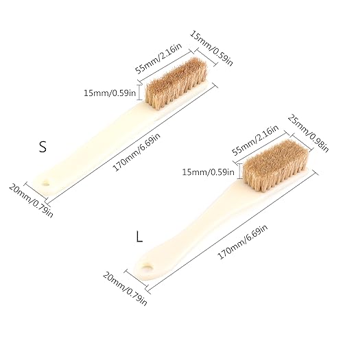 2pcs Firm Bouldering Chalk Brush Rock Climbing and Bouldering Brush Bristles Tool for Climbing Bouldering