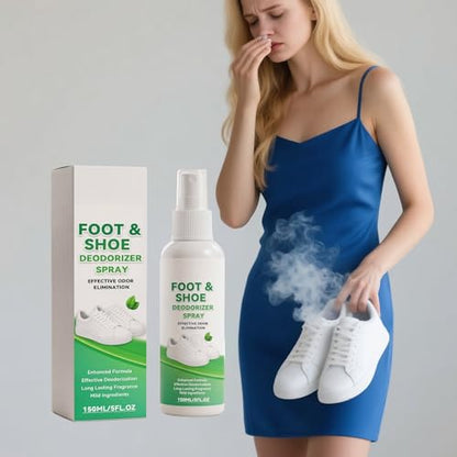 Foot and Shoe Spray Odor Neutralizing Mist for Sneakers Boots Gym Long Lasting Scent