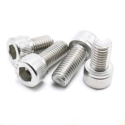 M3-0.5 x 30mm Socket Head Cap Screws Metric, Allen Socket Drive, Stainless Steel 304, Full Thread, Bright Finish, Machine Thread (30 Pcs) - size: M3-0.5 x 30mm