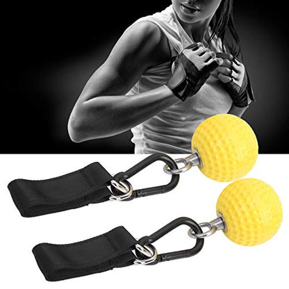 HERCHR Pull Up Grips Ball Grip Strength Trainer Rock Climbinggrips for Strengthtraining Fitness Equipment Arm Strength Training Exercise Ball Home Gym Workout Equipment