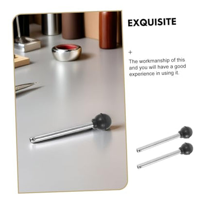 BESPORTBLE 2Pcs Weight Loading Pin with Ball Head Locking Mechanism for Gym Equipment Versatile Safety Pins for Weight Plate Attachment Lightweight and Portable Fitness Tool