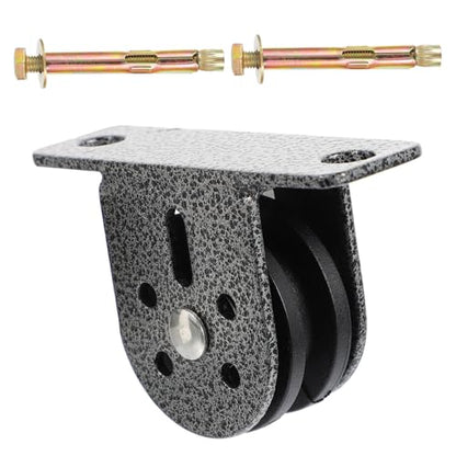 Exercise Pulley Wheel Fitness Bearing Pulley Smooth Rotation Reinforced Material Indoor/Outdoor Use