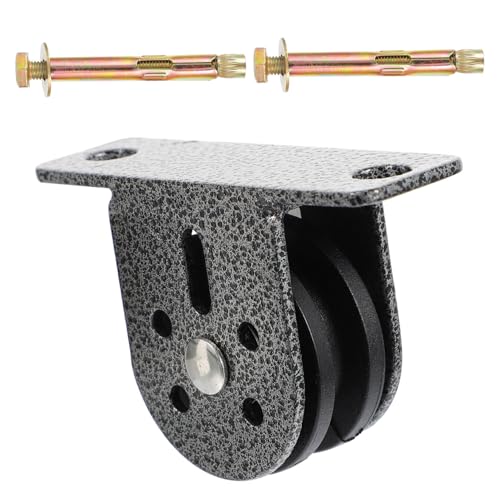 Exercise Pulley Wheel Fitness Bearing Pulley Smooth Rotation Reinforced Material Indoor/Outdoor Use