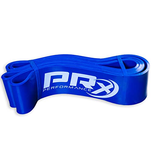 PRx Performance - Resistance & Stretch Band - Perfect for Pull-ups, Chin Ups, Muscle Ups, Power Lifting, Physical Therapy, Mobility Bands, Exercise Bands - color: Blue