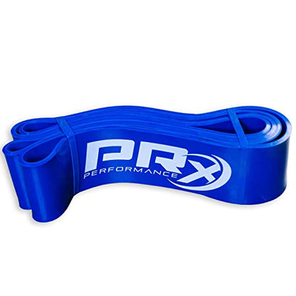 PRx Performance - Resistance & Stretch Band - Perfect for Pull-ups, Chin Ups, Muscle Ups, Power Lifting, Physical Therapy, Mobility Bands, Exercise Bands - color: Blue