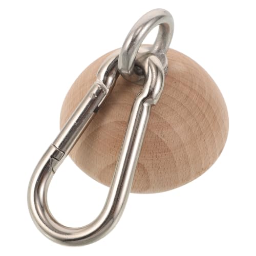 VOSAREA Wooden Grip Strengthener Half Sphere for Rock Climbing Training with Ergonomic Design and Slip Resistant Surface, Improves Forearm Strength for Outdoor and Home Use