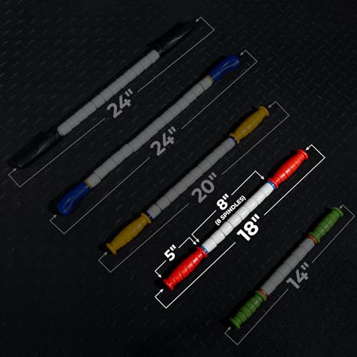 The Original Massage Stick - Self Myofasical Release Muscle Roller Stick - 18" Travel Stick - color: Travel Stick (Red)