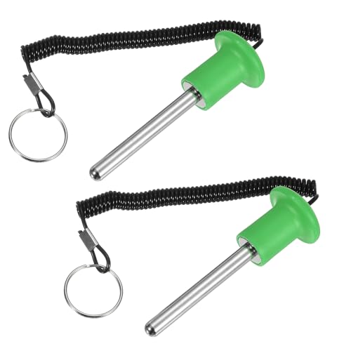 Gym Pin Weight Stack Pin Strength Training Lifting Equipment Replacement with Pull Rope Fitting for Home Gym - color: Green, size: 0.4 x 3.1 Inch