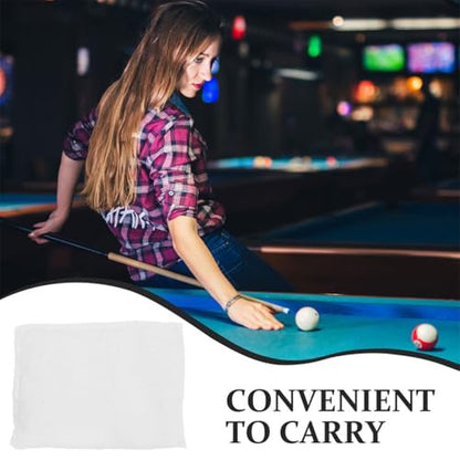 DOITOOL 4 Pcs Billiards Talc Powder Bag Pool Hand Chalk Talcum Powder Bag for Dry Hands Grip Control Snooker Cue Glide Smooth Stroke, Bowling Pool Cue Accessories for Professional Stable Play