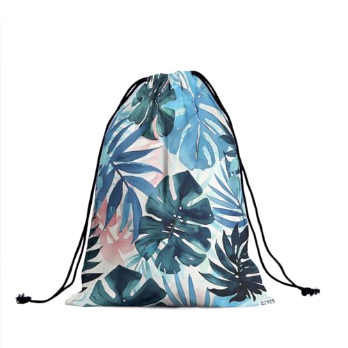 Gymnastics Grip Bag for Gymnasts Gymnastic Drawstring Bag Gym Athlete Bag - color: Summer Palm - Multi, size: 9.25" x 12" (Pack of 1)