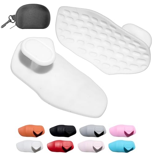 Silicone Gym Grips for Weight Lifting,Workout Gloves Alternative | Anti Slip Gym Workout Grip for Women Men,Rubber Gym Hand Grips-Weightlifting Grips Pad for Barbell,Pull Up,Ryptfit,Training - color: white, size: Medium