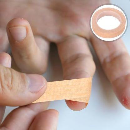 Skin Adhesive Finger Tape 1cm X 30 Rolls Extra Sticky Sports Bandage Tape for Rock Climbing Basketball Grappling Hand Fixation