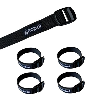 Tie-Down Straps Nylon with Alloy Buckle for Camping, Sleeping Bags, Bike Cargo, Sport Utility, Backpack