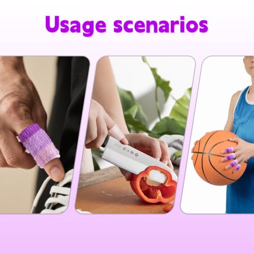 20 PCS Crochet Finger Guard and 10 PCS Gel Finger Sleeve Protectors | Breathable and Non-slip Elastic Finger Covers Compression for for knitting crocheting writing, fit various finger sizes