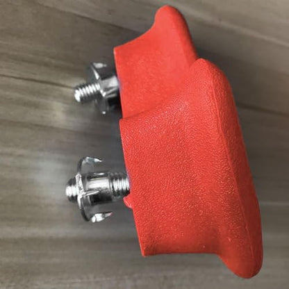 Climbing Hand Foot Holds Grip Kits 10pcs Climbing Holds Stones Plastic Large Climbing Rocks Outdoor Playground Set for Kids - color: Red
