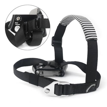 NewDoar Foot Ascender Riser Rock Climbing Mountaineering Equipment Climbing Device - color: Right Black