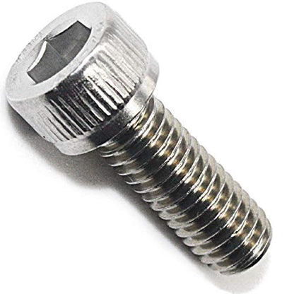 Fullerkreg M6-1.0 x 35MM Socket Head Cap Screws, Allen Socket Drive, Din 912, AISI 304 Stainless Steel (18-8), Full Thread, Bright Finish, Machine Thread, Quantity 20 - size: M6-1.0 x 35MM
