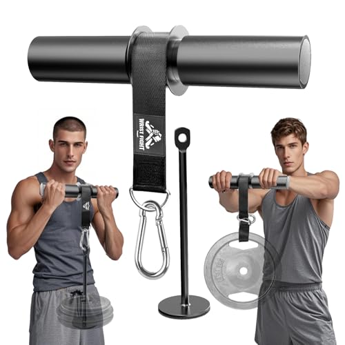 Forearm Strengthener Roller with Loading Pin and Thick Foam Grip – Multi-Functional Wrist Roller & Arm Blaster for Forearm, Wrist, and Grip Strength Training