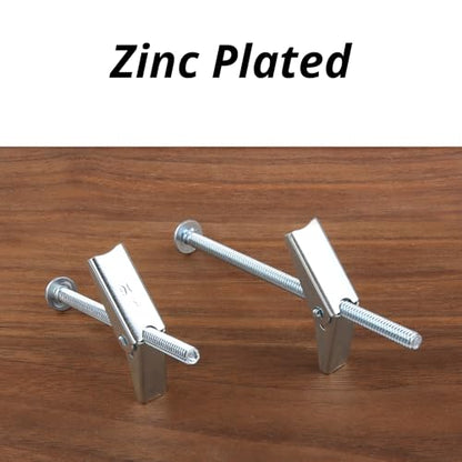 HASWARE Toggle Bolt Zinc Plated Steel and Wing Nut for Hanging Heavy Items on Drywall 3/16 Multi (12 Pack) - size: 3/16 Multi (12 Pack)