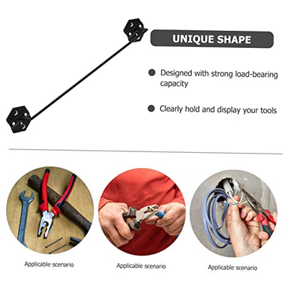 Homoyoyo Heavy Duty Hardware Storage Hanging Board Office Peg Board Organizer Tool Hooks for Garage Wall