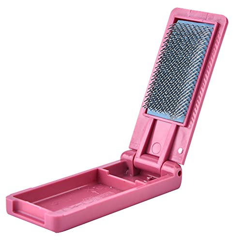Dance Shoes Brush, Cleaner Suede Sole Wood Cleaning Dancing Shoe Footwear Ballroom Brushes Light Weight Care Tangos Portable Foldable Polishing Multifunction Boot Bristles Polish Applicator - color: Wine Red