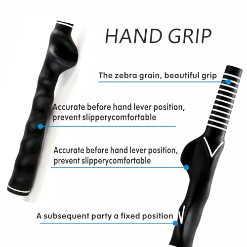 Golf Grip Trainer Right Hand, 2 Pack Golf Training Grip | 10.2in Rubber Grip Trainer for Beginners, Kids Women to Practice Proper Hand Position at Home or Golf Range
