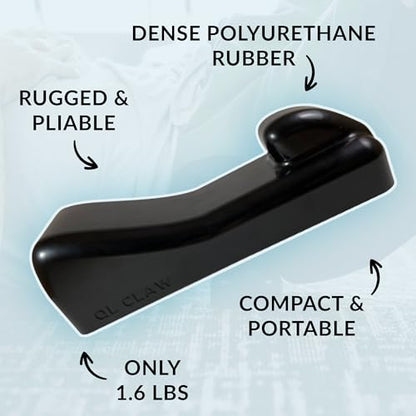 QL Claw Massage Tool for Back Pain Relief – Lower Back Massager & Trigger Point Massage Tool for Back, Hip & Glutes – Portable Manual Muscle Release Device - color: Black