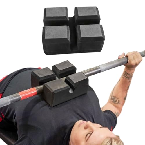 TAVIEW Bench Press Block,Bench Press Board Press Adjustable Home Gym Workout Fitness Accessories for Increase Your Bench Press - color: 1/2-1 Board